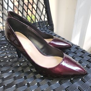 Plum or Purple Patent Leather Pupms